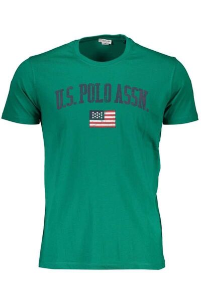 U.S. Polo Assn. Μπλουζάκι Κοντομάνικο Ανδρικό 59942 49351-244 Πράσινο (2XL)