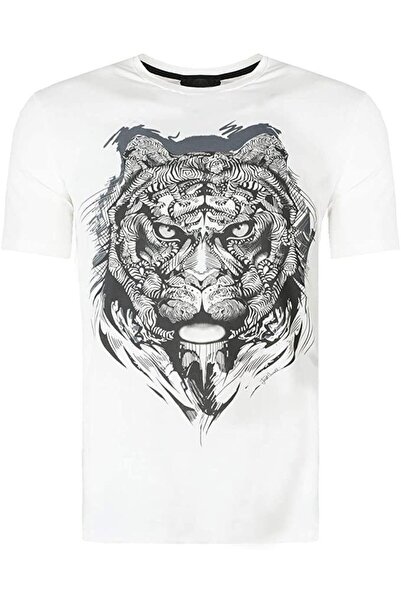 Just Cavalli T-SHIRT S03GC0361-100 ΛΕΥΚΟ - Μεγάλο