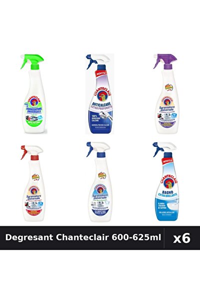 Chanteclair Set 6 Degresant Universal 600-625ml - Lămâie, Marseilia, Musk, Bi...
