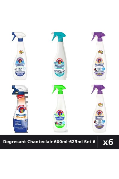 Chanteclair Set 6 Degresant Universal 600ml-625ml - Bicarbonat, Lavanda, Lama...