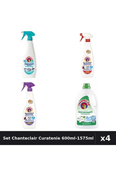 Chanteclair Set 4 Degresant și Detergent - 3x600ml + 1575ml 35 Spalari Lavand...