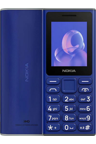 Nokia 105 (2024) Κινητό τηλέφωνο διπλής SIM με πλήκτρα (Μενού στα Ελληνικά) Μπλε