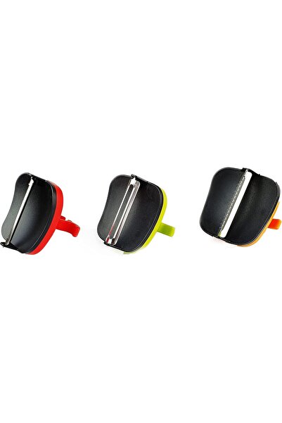 Generic Set of 3-Piece Vegetable and Fruit Peeler, Slicer, and Grater with Fi...