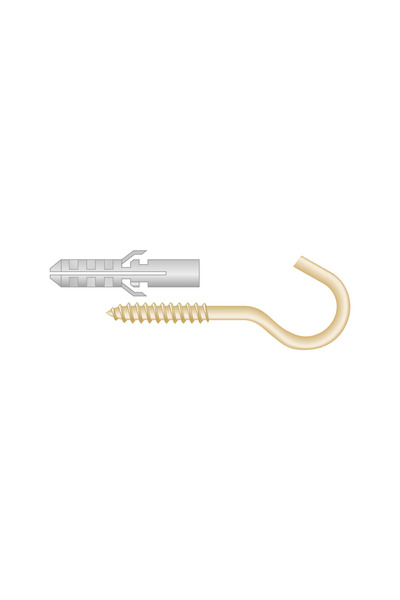 Rocast Set 50 x Fixare Carlig Holzsurub-10-Diblu R14