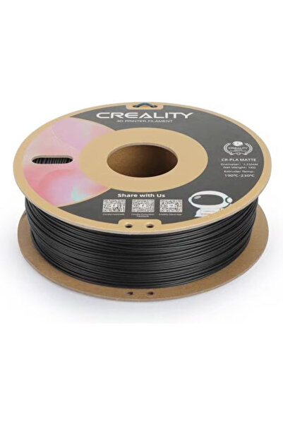 Creality Creality3D CR PLA Νήμα Εκτυπωτή 3D 1.75mm Μαύρο Ματ 1kg Κωδικός: 330...
