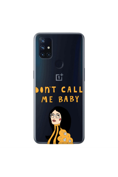 Other Oneplus Nord 10 Call me baby Transparent Silicone TPU Θήκη