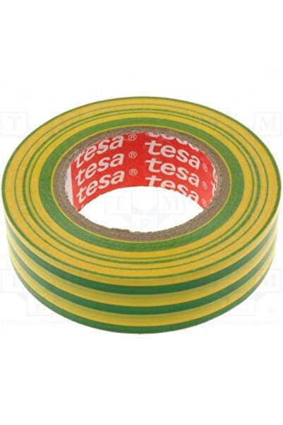 Tesa Bandă izolatoare adezivă 20m*19mm Galben/Verde