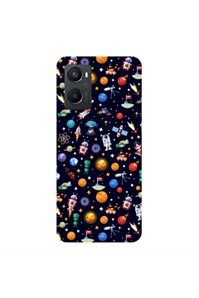 Other Oppo A 96 Small planets Transparent Silicone TPU Θήκη