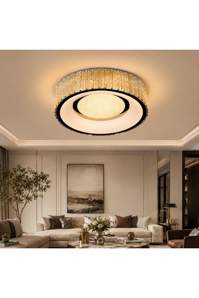 Aurora 112W (56Wx2) LED surface-mounted chandelier, remote control, round 500...