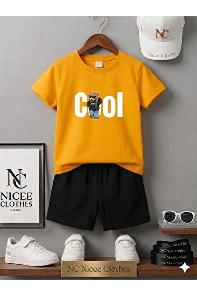 NC Nicee Clothes LETNJA DEČJA MAJICA I KRATKE HLAČE UNISEKS (SLATKI IZRAZ MED...