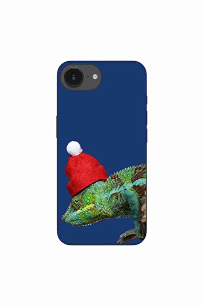 OEM Husa compatibila cu Apple iPhone 16e Silicon Gel Tpu Model Craciun Cameleon