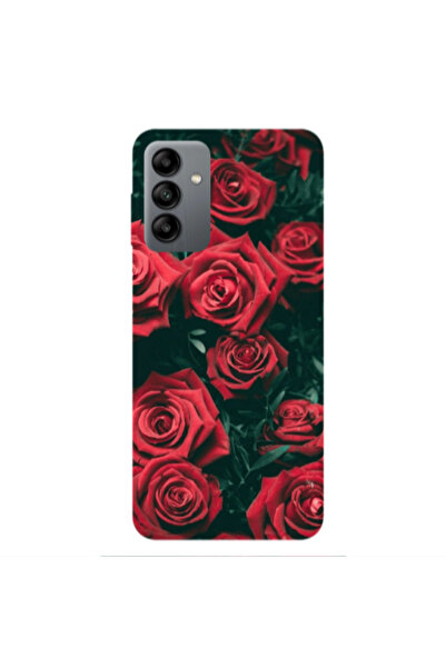 Other Samsung A13 5G Red Roses Transparent Silicone TPU Θήκη