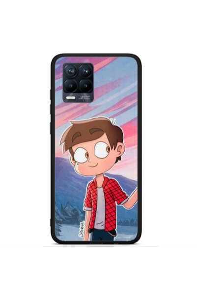 Other Realme 8 i Valentines 1 Black Glossy Θήκη