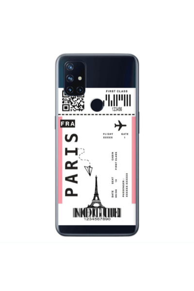 Other Oneplus Nord 10 Paris FRA Transparent Silicone TPU Θήκη