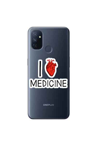Other Oneplus Nord 100 I Love Medicin Transparent Silicone TPU Θήκη