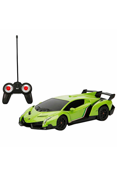 Suncon 1:24 Lamborghini Veneno Işıklı Uzaktan Kumandalı Araba - Yeşil Araba