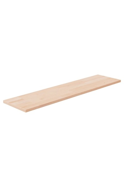 vidaxl Poliță, 80x20x1,5 cm, lemn masiv de stejar netratat