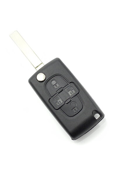 CarGuard Citroen / Peugeot - Carcasa tip cheie briceag cu 4 butoane si suport...