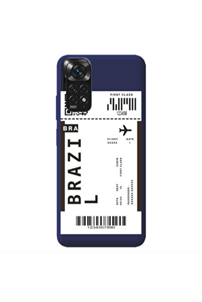 Other Xiaomi Redmi Note 11 4G Brazil BRA Dark blue Colored Silicone TPU Θήκη