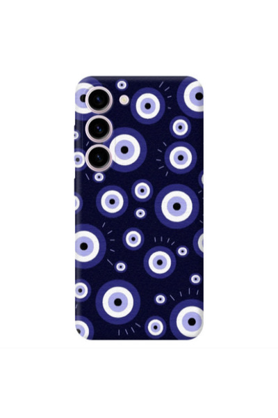 Other Samsung S23 Plus Purple evil eye bead Transparent Silicone TPU Θήκη