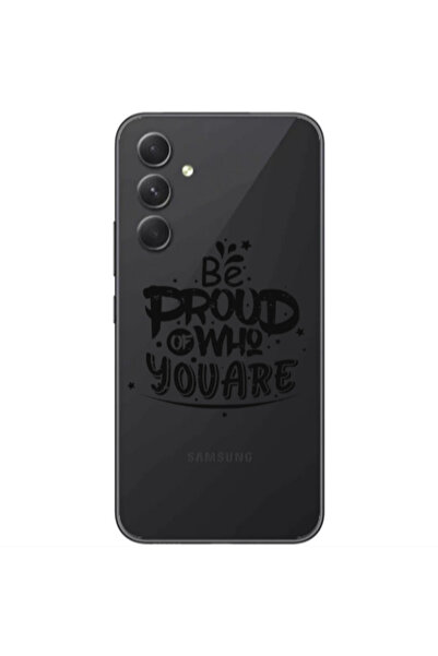 Other Samsung Galaxy A05s Be proud of who you are Transparent Silicone TPU Θήκη