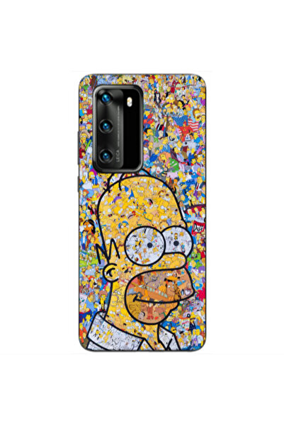 Other Huawei P40 Simpsons Transparent Silicone TPU Θήκη