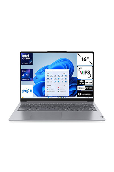 LENOVO Thinkbook 16 G8 Ial Ultra 7 255H 16 GB 512 GB SSD Windows 11 Pro Intel...