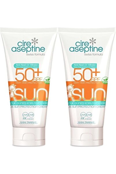 CIRE ASEPTINE Sun Sunscreen Cream Children 50+ Spf 150 ml (Set of 2)