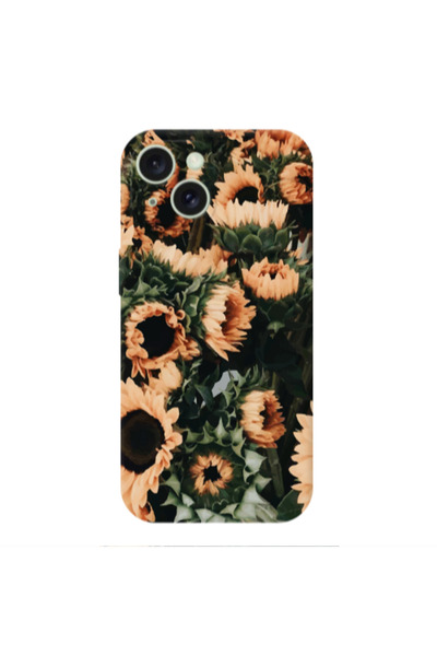 Other Apple iPhone 15 Plus Sunflowers Transparent Silicone TPU Θήκη
