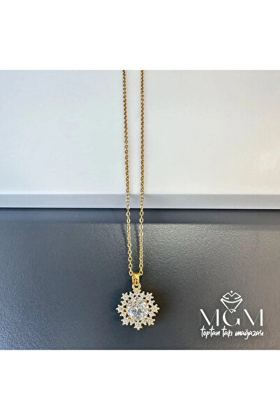 Marsilyan Nvdn- Ieg - Steel Zircon Stone Necklace Iegrs-Nvdn1