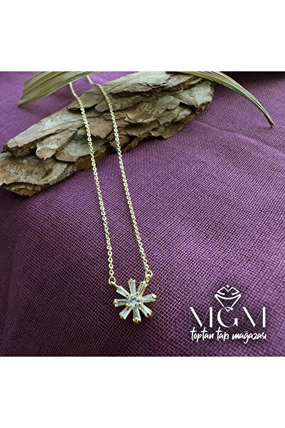 Marsilyan Nvdn- Ieg - Zircon Baguette Stone Necklace Iegrs-Nvdn1