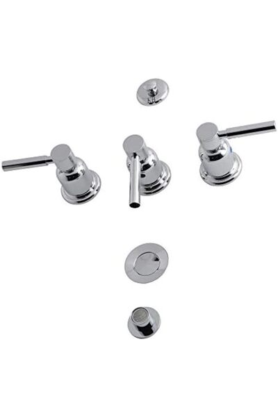 Yıldızan Terra Organik Kb6321Dl Bidet Faucet, Polished Chrome, 8 X 2.13 X 2.1...