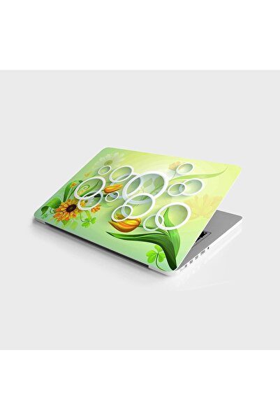 Yıldızan Terra Organik Laptop Computer Notebook Pc Covering Sticker Round Tul...