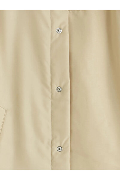 LC Waikiki Beige Shirt Collar Boys' Jacket