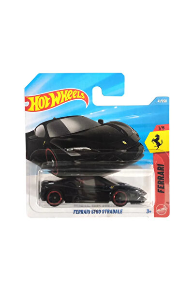 HOT WHEELS Αυτοκίνητο, Ferrari SF90 Stradale, μαύρο, μοντέλο 2026, κλίμακα 1:64