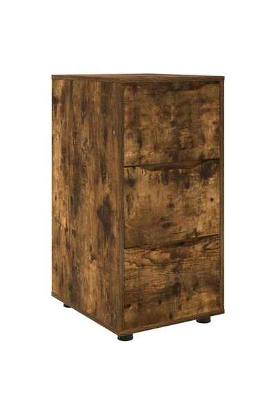 vidaxl Dulap de depozitare Stejar fumuriu 40 x 48 x 81 cm