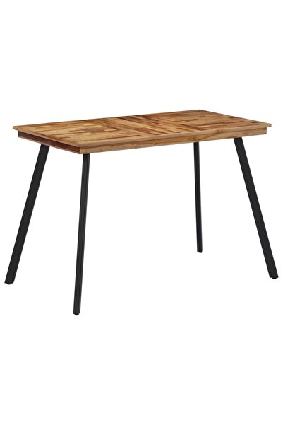 vidaxl Masă de sufragerie, 120x62x76 cm, lemn masiv de tec