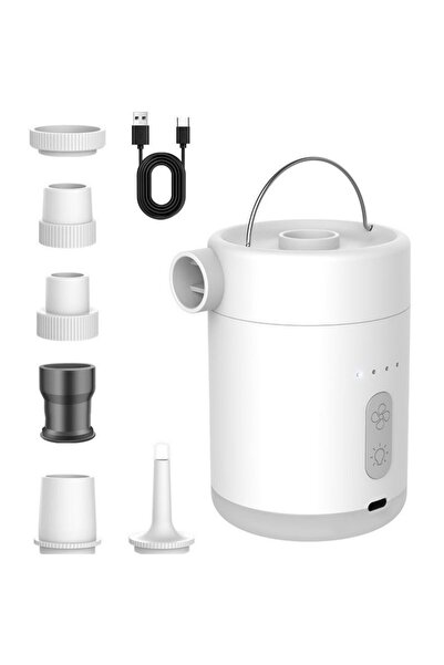Generic Outdoor Multi-al Portable Electric Mini Air Pump Built-in Light Lithi...