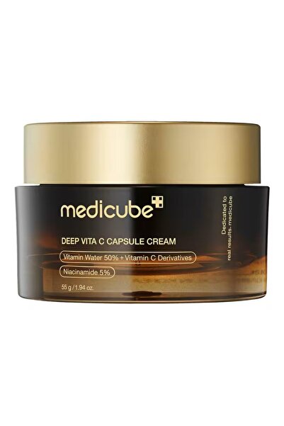 Medicube Deep Vita C Capsule Cream-Işıltı ve Parlaklık Kazandıran Yüz Kremi 55g
