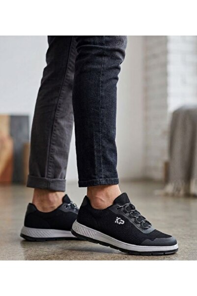 KİNG PAOLO 1119 Men's Black Orthopedic Comfortable Lightweight Memory Walking...