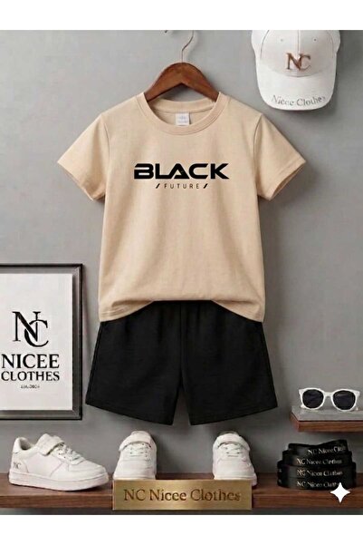 NC Nicee Clothes TRIUNGRĂ ȘI PANTALONI SCURȚI DE VARĂ PENTRU COPII UNISEX (IM...