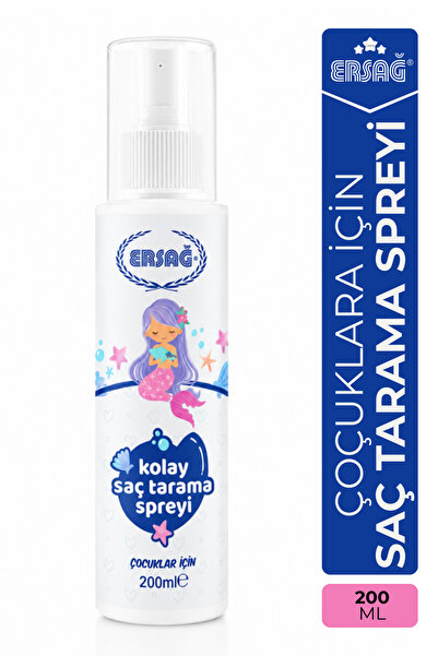 Ersağ Kolay Saç Tarama Spreyi - Çocuklar İçin 200 ML
