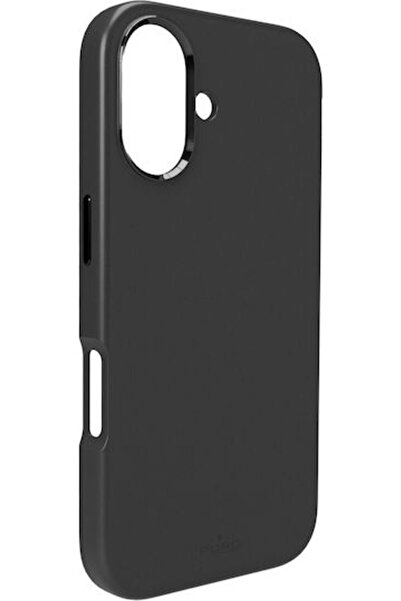 Puro Icon Mag Pro Πίσω Θήκη Σιλικόνης Μαύρη (iPhone 16 Plus)