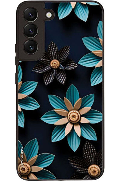 Other Θήκη Sonique Σειράς 3D Λουλουδιών για Samsung Galaxy S22 Plus Ανοιχτό Μπλε