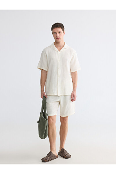 LC Waikiki Regular Fit Muslin Men's Shirt