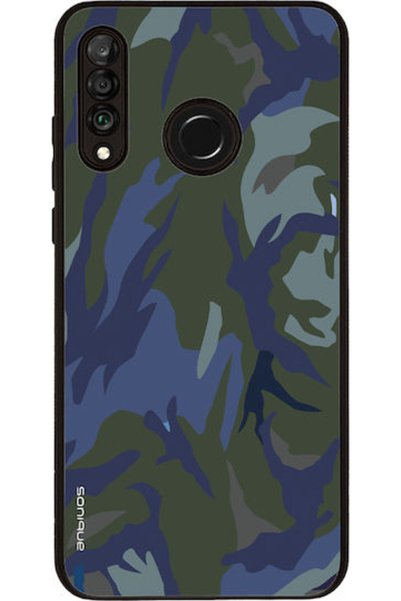 Other Θήκη Sonique Σειρά Στρατιωτικού Καμουφλάζ για Huawei P30 Lite Μπλε 01