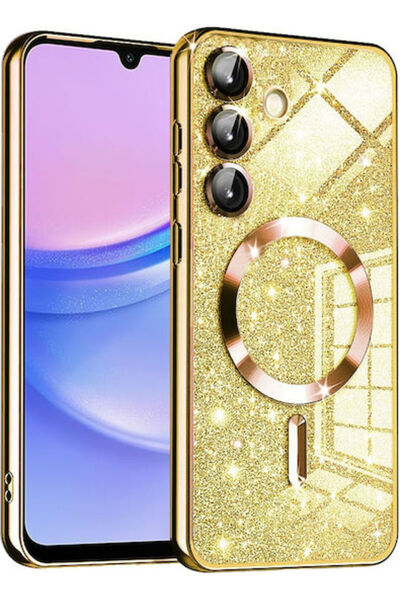 Techsuit Θήκη Πλάτης Σιλικόνης Χρυσή (Galaxy A15)