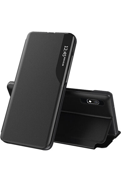 Techsuit eFold Book Συνθετικό Δέρμα Μαύρο (Galaxy M10)