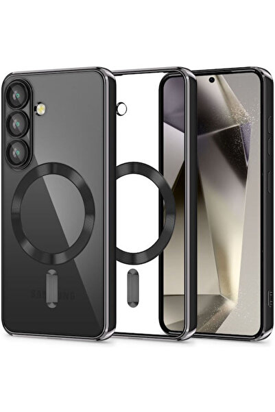 Tech-Protect Magflex Πίσω Κάλυμμα Σιλικόνης Μαύρο (Galaxy S25)