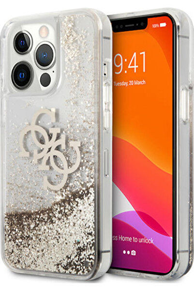 Guess Πίσω Κάλυμμα Πλαστικό Χρυσό (iPhone 13 Pro Max) Κωδικός: GUHCP13XLG4GGO